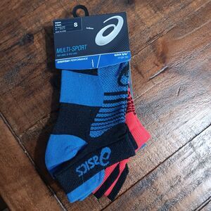 ASICS Men's QUICK LYTE PLUS 3PK SOCKS Size small